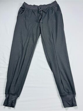 Women’s Gray Knit Drawstring Jogger Pants